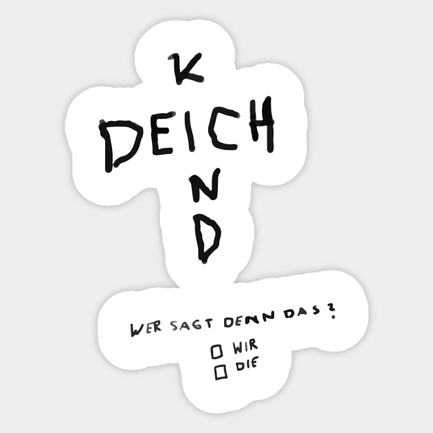 Deichkind Sticker by Luis Vargas